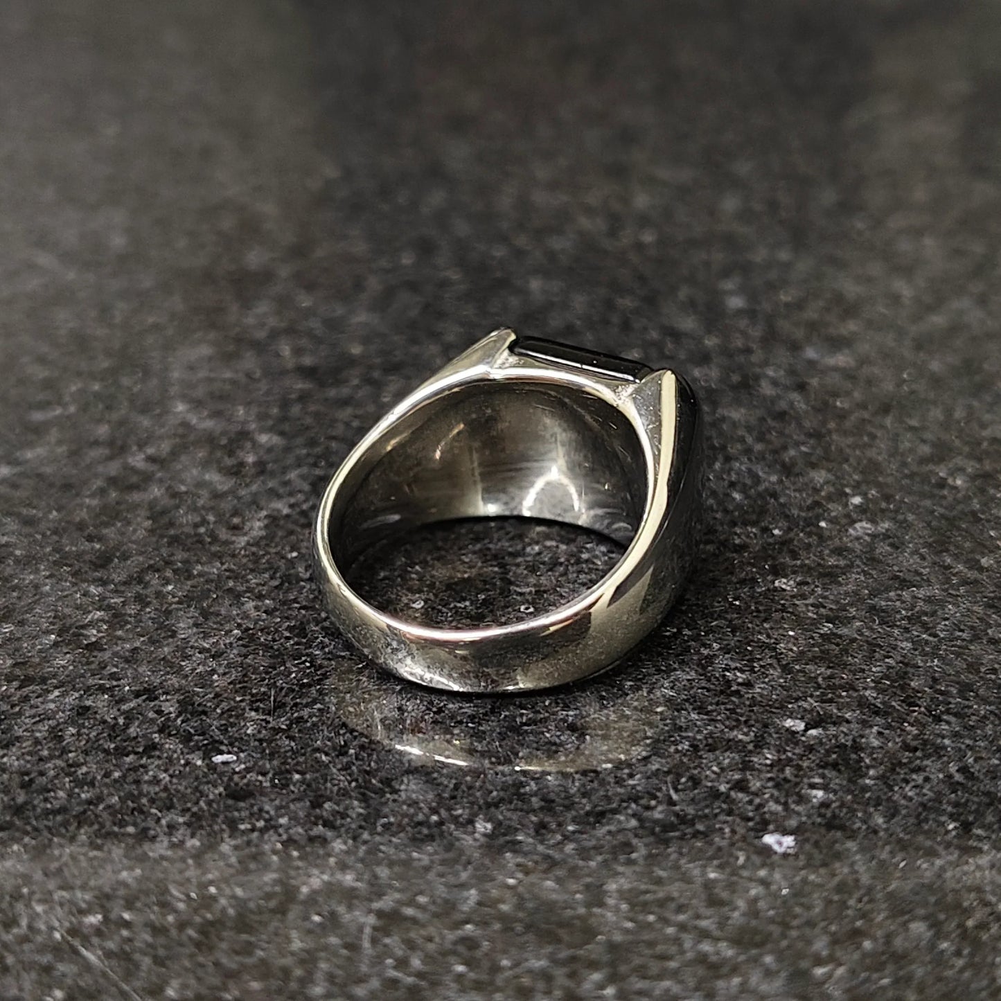 Silver Onyx Ring