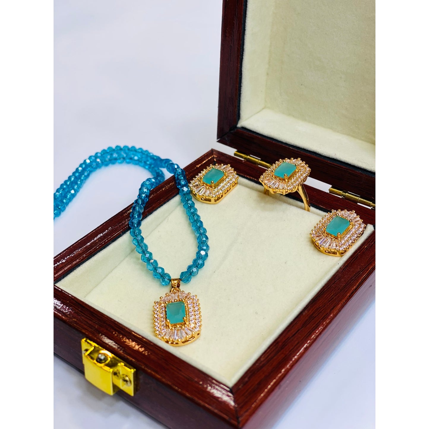 Zircon gems mala set