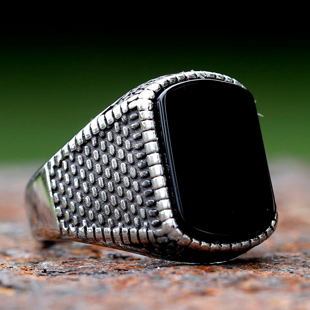 Silver Retro Ring