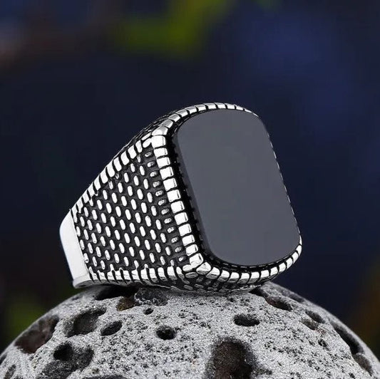 Silver Retro Ring